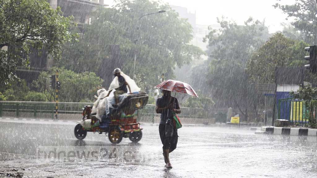 চার বিভাগে ভারি বৃষ্টির আভাস