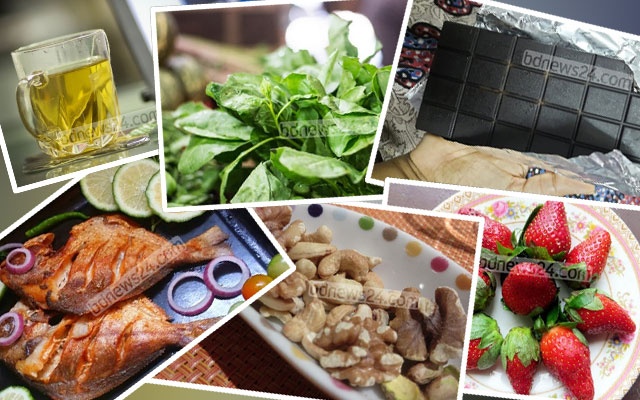 মস্তিষ্কের স্বাস্থ্য ভালো রাখার খাবার