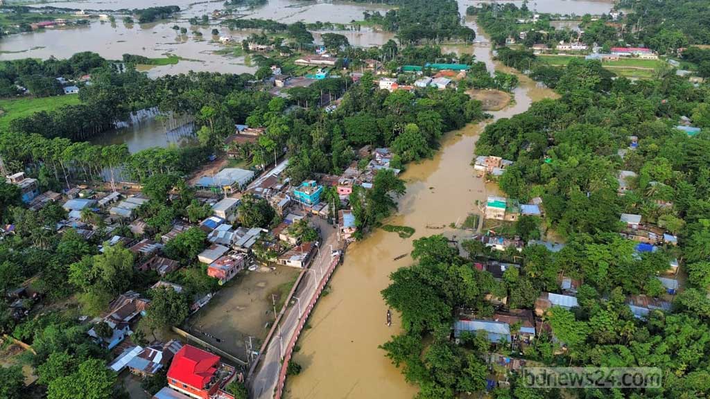 সিলেটের ৩ জেলায় বন্যার আভাস