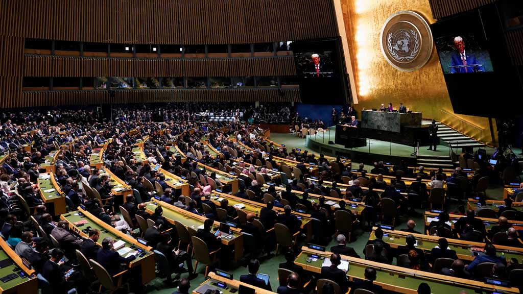 জাতিসংঘে মারমুখি ভাষণে ট্রাম্প বিশ্বনেতাদের বললেন, ‘আপনাদের দেশগুলো নরকে পরিণত হচ্ছে’