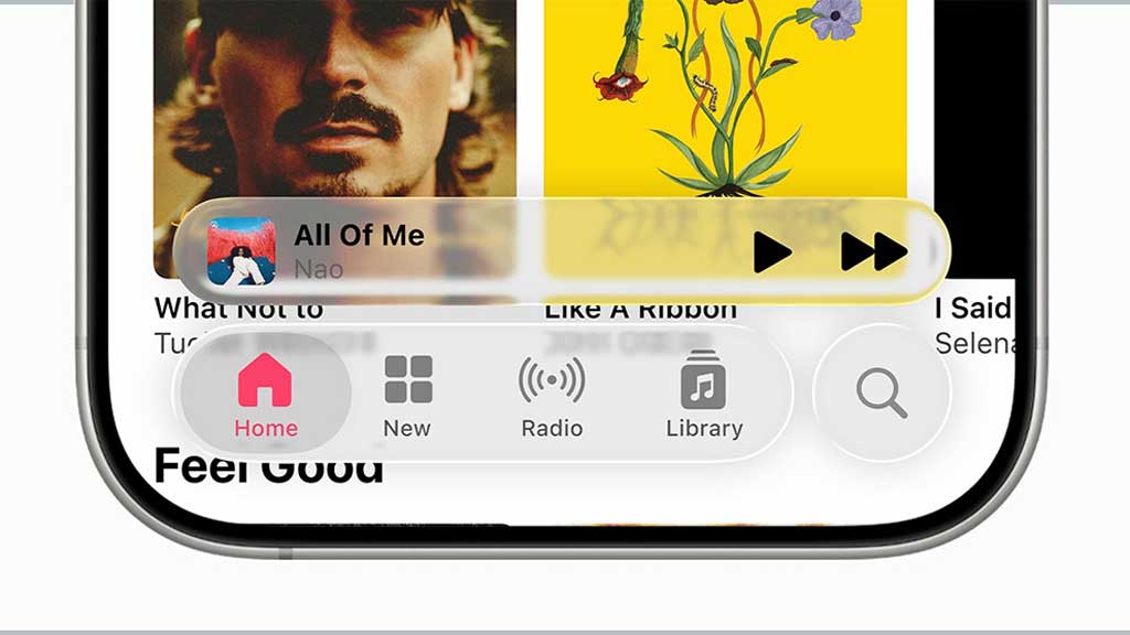 ব্যবহারকারীদের প্রতিক্রিয়ায় লিকুইড গ্লাসে নিয়ন্ত্রণ আনল অ্যাপল