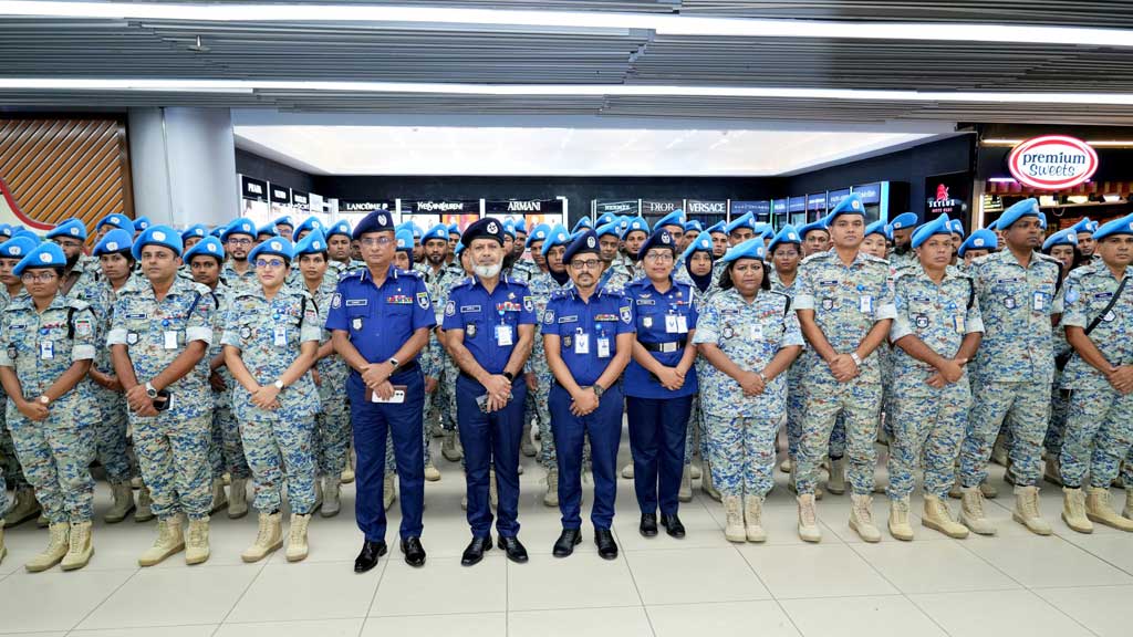 শান্তিরক্ষা মিশন থেকে ফিরছে পুলিশের ‘শেষ কন্টিনজেন্ট’