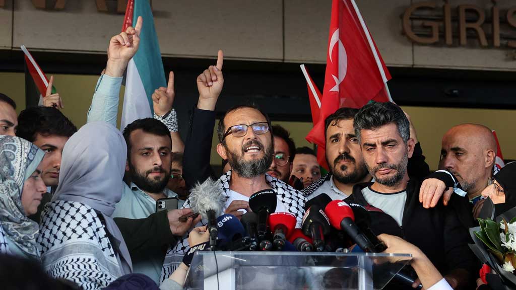 গাজা ফ্লোটিলার ১৩৭ আন্দোলনকারী ইস্তাম্বুলে