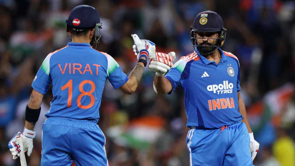 রোহিতের সেঞ্চুরি ও কোহলির ফিফটিতে স্বস্তির জয় ভারতের