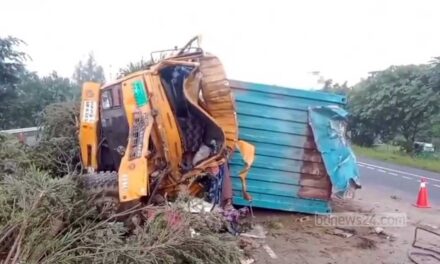 মাদারীপুরে এক্সপ্রেসওয়েতে দুই বাসের সঙ্গে কভার্ড ভ্যানের সংঘর্ষ, নিহত ১