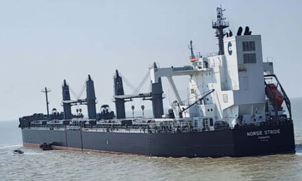 প্রথমবারের মতো যুক্তরাষ্ট্র থেকে গম নিয়ে চট্টগ্রামে পৌঁছেছে জাহাজ