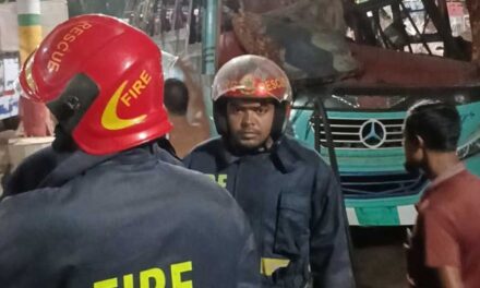 নোয়াখালীতে গ্যাস নেওয়ার সময় বাসের সিলিন্ডার বিস্ফোরণে আহত ৪