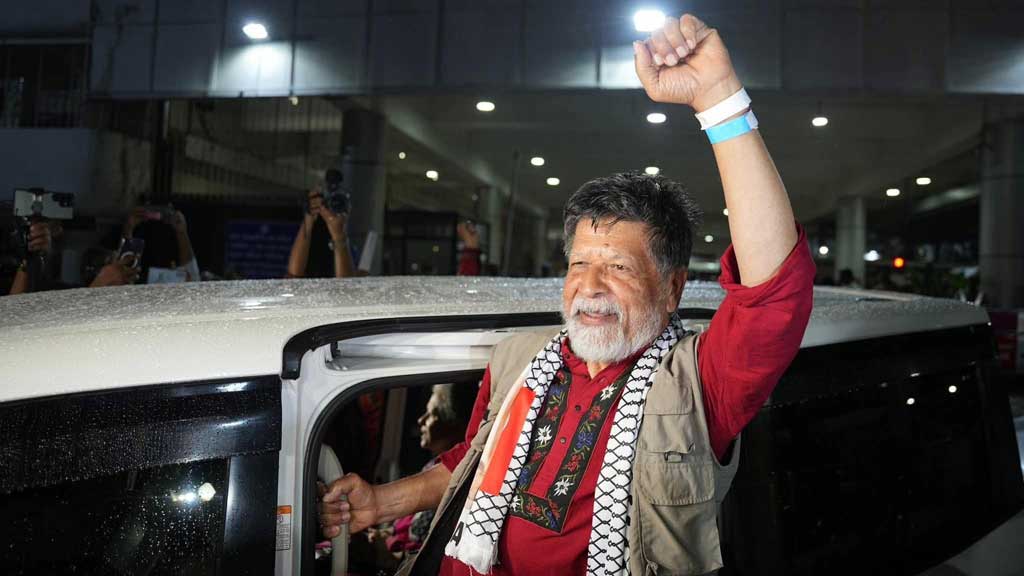 ‘ফিলিস্তিনে হাজারো ফ্লোটিলা দরকার’, দেশে ফিরে বললেন শহিদুল আলম