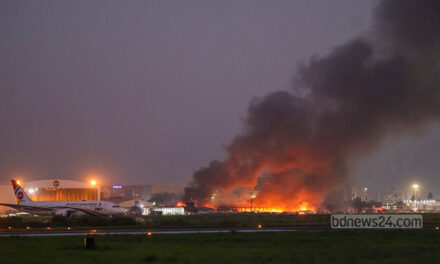 শাহজালালে আগুন: অতিরিক্ত ফ্লাইটের চার্জ মওকুফ করার উদ্যোগ