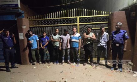 সিরাজগঞ্জে ফুটবল খেলা নিয়ে ২ এলাকাবাসীর সংঘর্ষ, আটক ৭