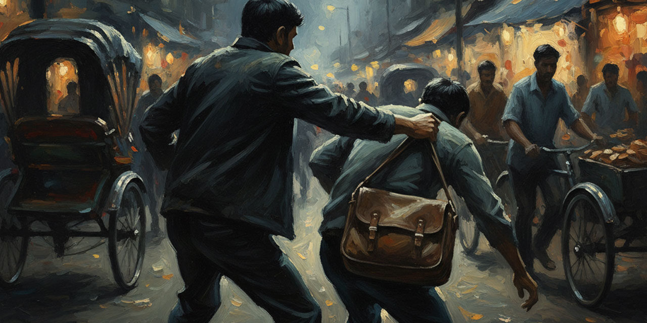 যাত্রাবাড়ীতে সিআইডি সদস্যকে ছুরি মেরে মোবাইল-মানিব‍্যাগ ছিনতাই