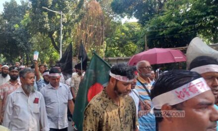 বিক্ষোভ শেষে শহীদ মিনারে ফিরলেন এমপিওভুক্ত শিক্ষকরা