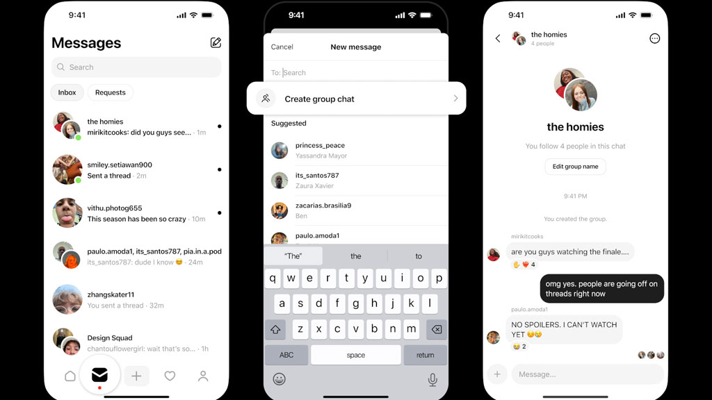 এবার গ্রুপ মেসেজ পাঠানোর ফিচার আসছে থ্রেডসে