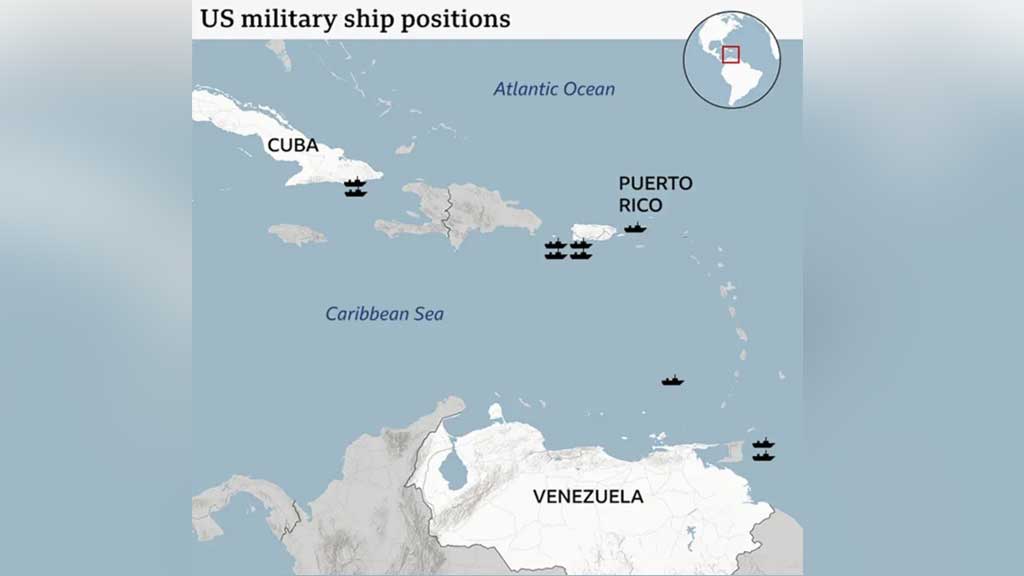ক্যারিবিয়ানে ফের ‘মাদকবাহী নৌযানে’ যুক্তরাষ্ট্রের হামলা, নিহত ৬