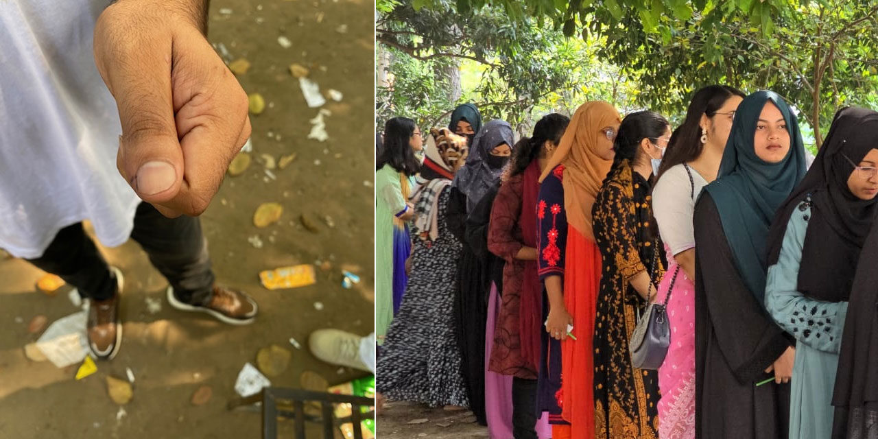 রাকসু নির্বাচন : আঙুলের কালি মুছে যাওয়ার অভিযোগ ছাত্রদল ও ভোটারদের